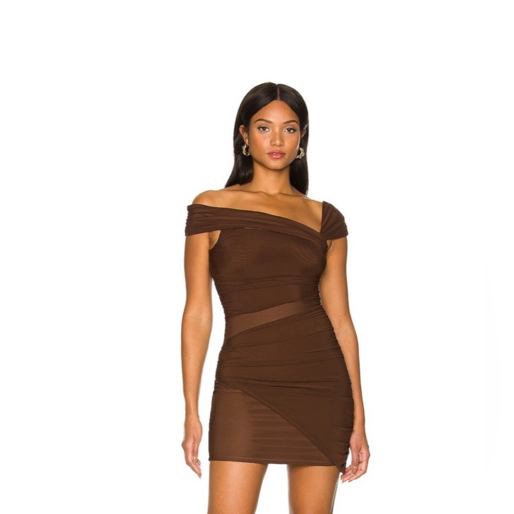 Revolve - Majorelle size large. Brown. Austin’s mini dress